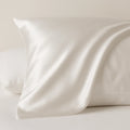 SŌIE silk pillowcase in white